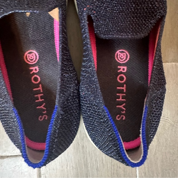Rothy’s Limited Edition Metallic Slip On Sneakers Women’s 9.5 - Picture 6 of 12